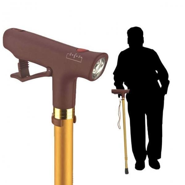 실버용품 LED 자가 충전  지팡이