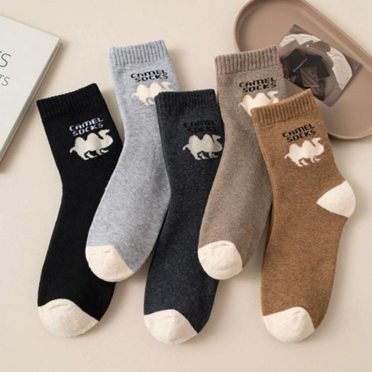 한파 대비 혼방 소재 방풍 고급감 보온 양말 세트