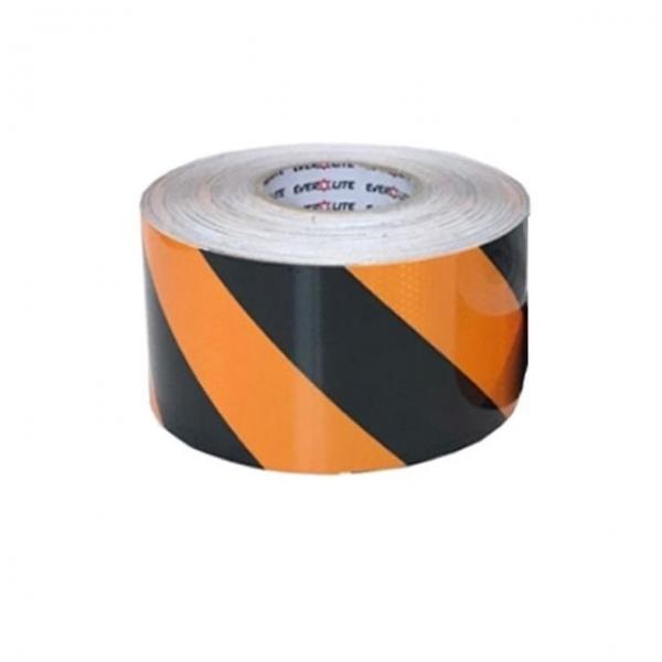 현장에서 사용하는 15cm X 45.7M 황검색 반사테이프