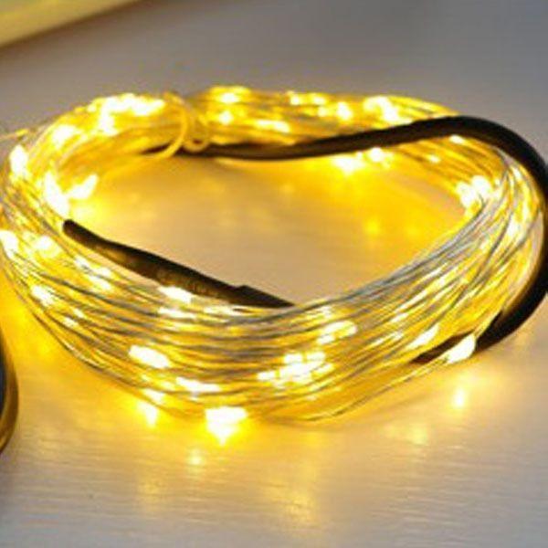 USB LED 케이블 LED 인테리어 조명 무드등 노랑 10M