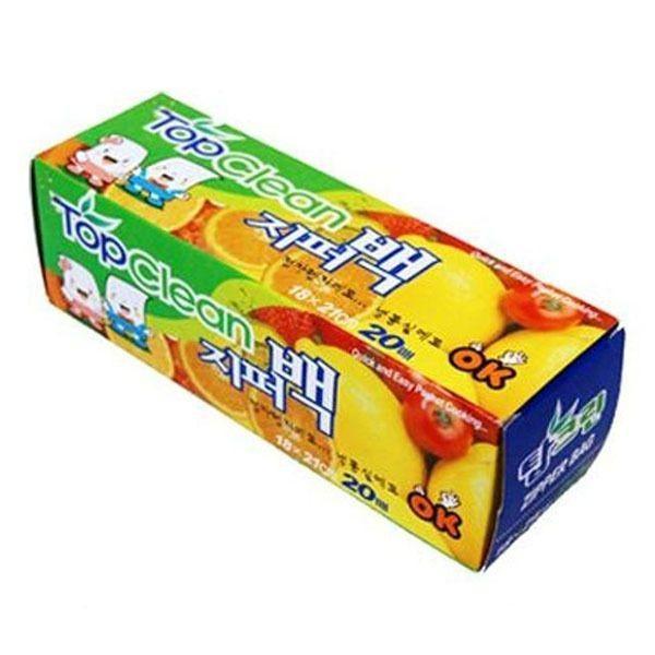 지퍼백 비닐팩 위생백 비닐봉투 위생봉지 18x21cm 20P