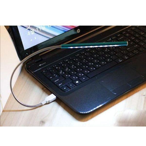 USB 램프 스탠드 라인형 이동식 조명 라이트 블루