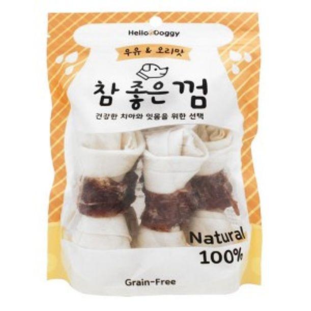 참좋은껌 우유오리껌 6P 강아지껌 애견껌 간식