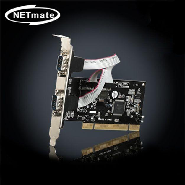 NETmate 2포트 PCI 시리얼카드ASIX 슬림PC겸용