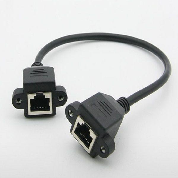 Coms RJ45 포트 연결(FF) 30cm STP 브라켓 연결용