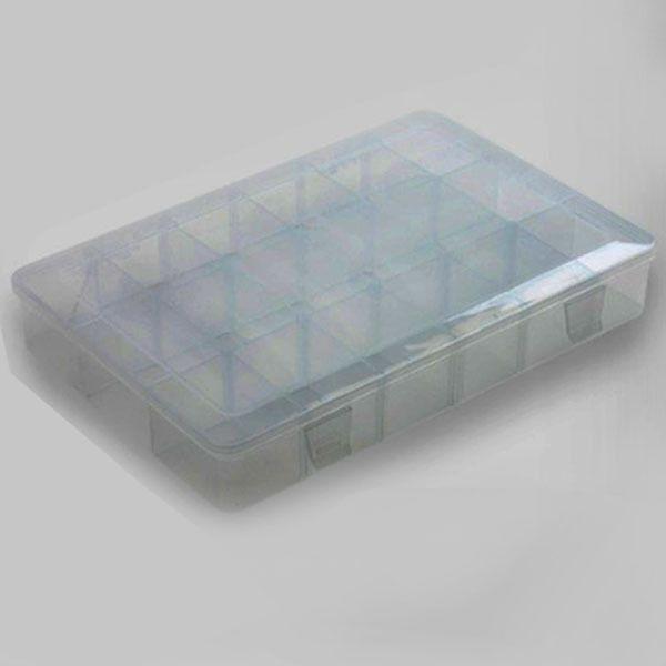 coms 다용도 PVC 수납함 (18분배 28cmX18.5cmX4.5cm)