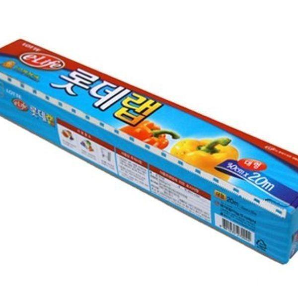 롯데랩 30cm x 20m 음식 냉장 보관 포장 주방