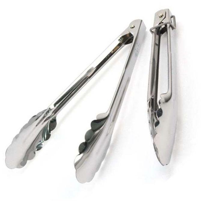 주방 집게 바베큐 고기 집게 스텐 집게 꽃잎 40cm