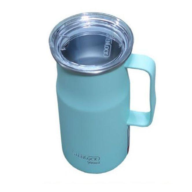 스텐락 스텐 물병 가정 냉장고 물병 물통 900ml 민트