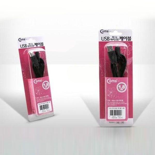 coms USB M1CRO USB(B) 케이블 1.8M 고급포장