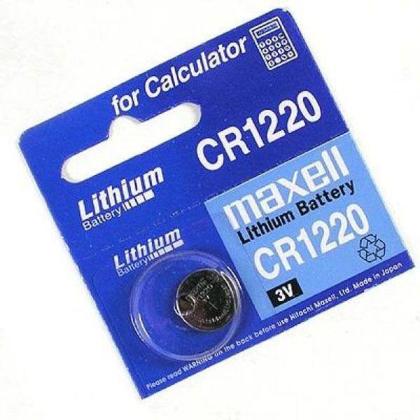 coms MAXELL 수은전지 CR1220 리튬 셀