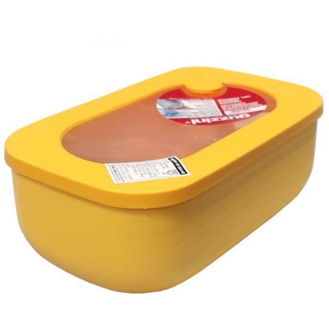 밀폐용기 반찬통 전자레인지 보관 용기 노랑 900ml