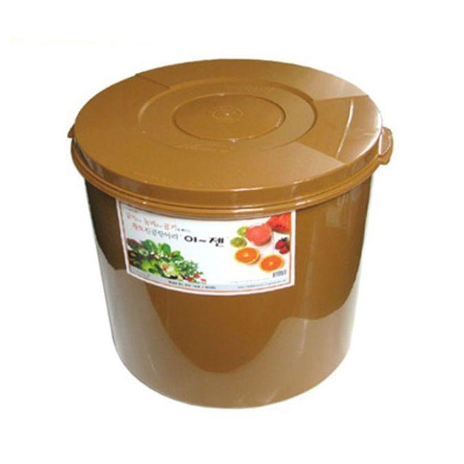 김치통 반찬통 진공 밀폐용기 보관 용기 원형 3L