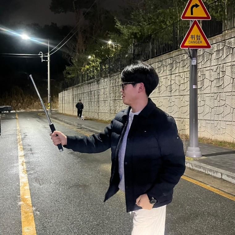 휴대용 삼단봉 호신봉 54cm
