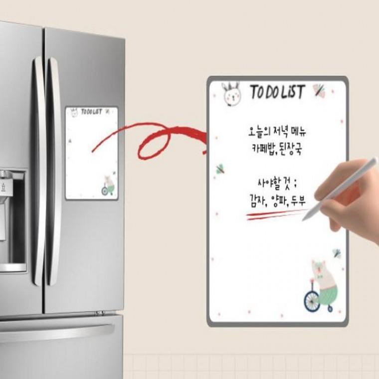 고무 자석 화이트보드 시트지 메모 보드