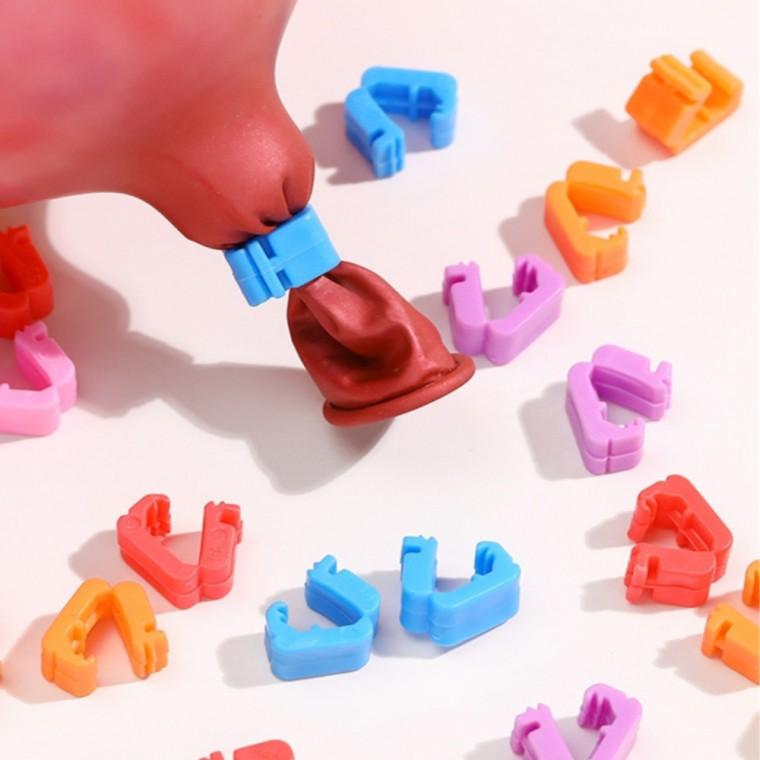 생일 파티 풍선 만들기 클립 집게