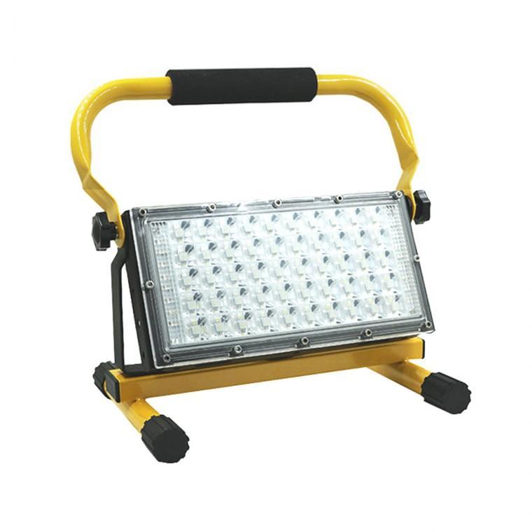 LED 충전식 투광기 100W 휴대용 야외조명 무선랜턴 야간작업 캠핑등