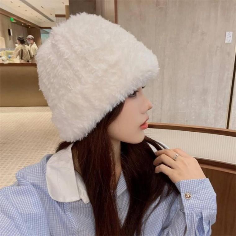 여성 털 모자 2col