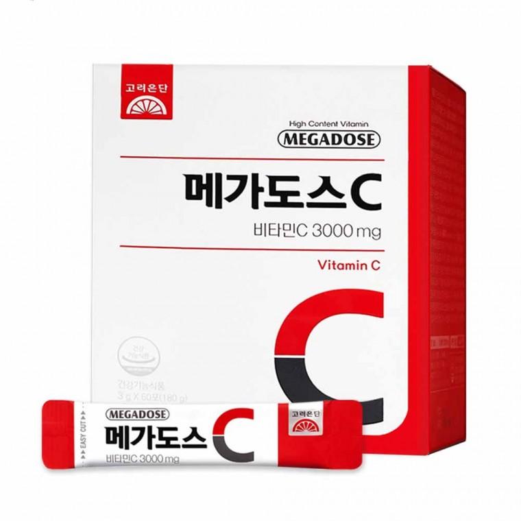 고려은단 메가도스C 비타민C 3000 60포