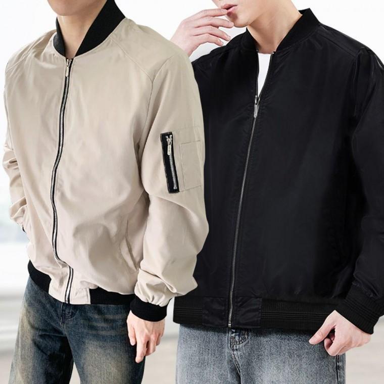 남성 바람막이 항공 점퍼 윈드브레이커 봄버 자켓