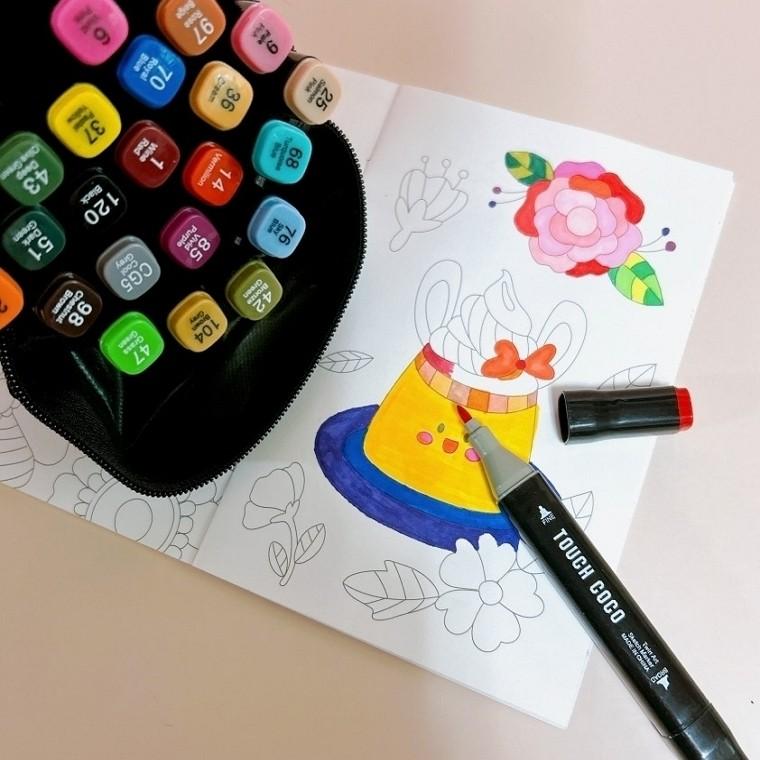 24컬러 마카펜 미술 그림그리기