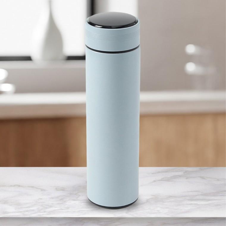 비타리토 LED 온도표시 스텐 보온병 500ml 스카이