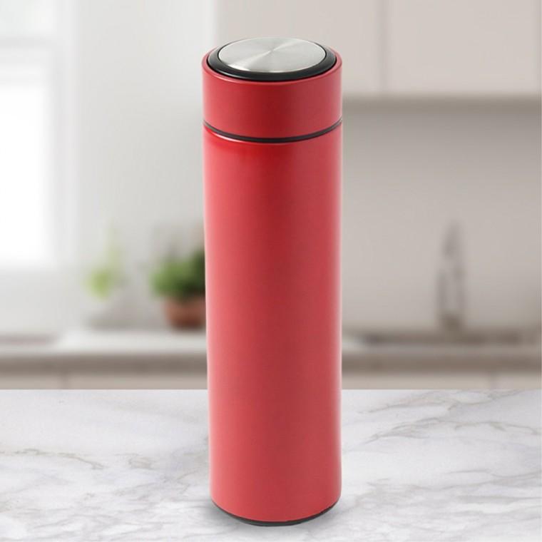 비타리토 이중진공 거름망 스텐 보온병 500ml 레드