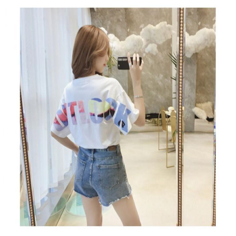 반팔티셔츠 여성 루즈핏