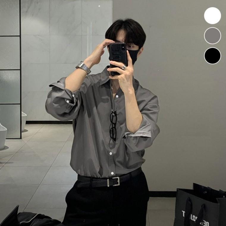 긴팔셔츠 남성 간절기 루즈핏