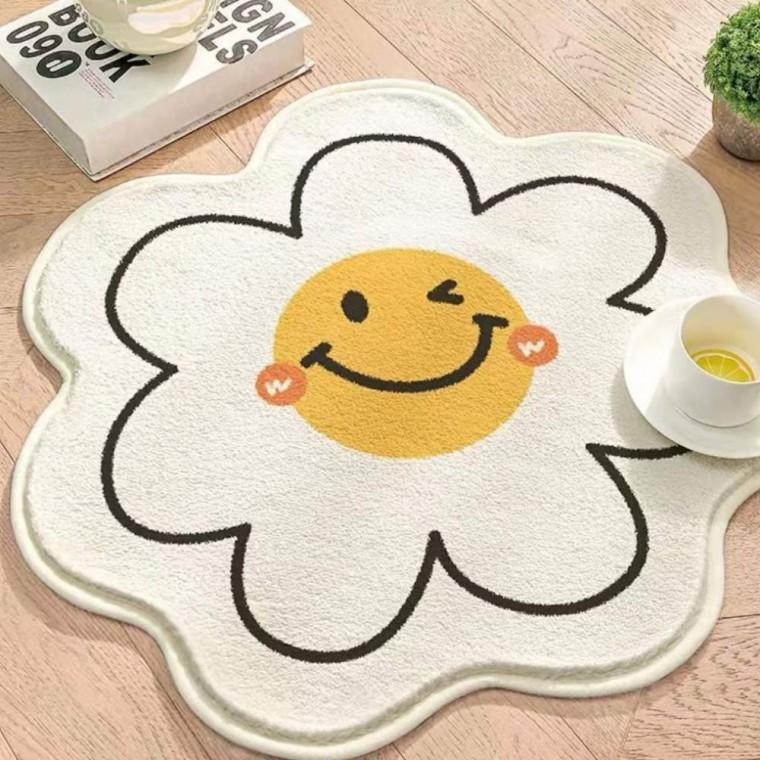발매트 스마일플라워 에그 소프트