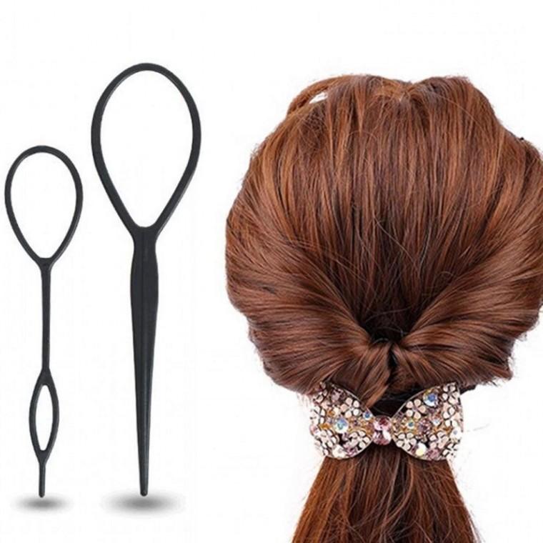 올림머리가이드 반묶음머리 5개1세트구성 스타일링 헤어 올림머리가이드 셀프