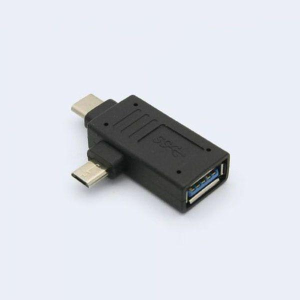 핸드폰 OTG 젠더 마이크로USB C타입 USB3.0 변환 젠더