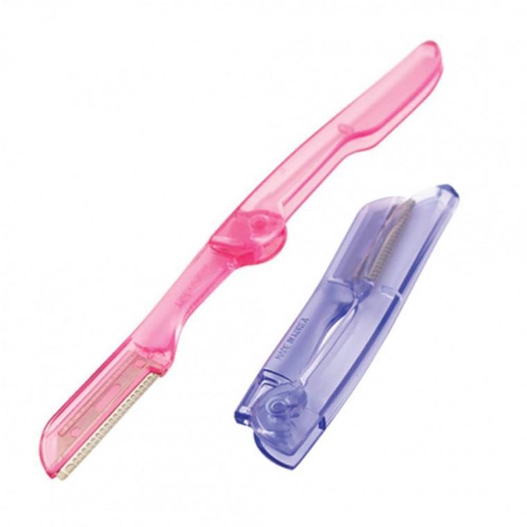 눈썹칼 눈썹 정리기 솜털 정리 잔털 면도기 접이형 2p