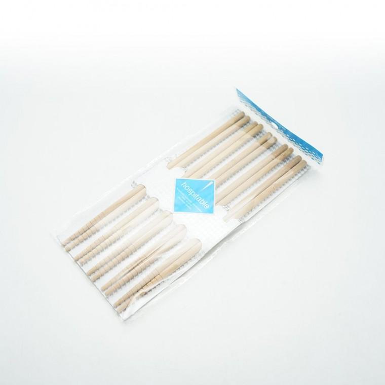 나무 젓가락 저분 식기 커트러리 젓가락 5개 22Cm