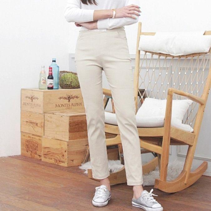 스판 여성 밴딩 팬츠 츄리닝 여자 밴딩 바지 3색