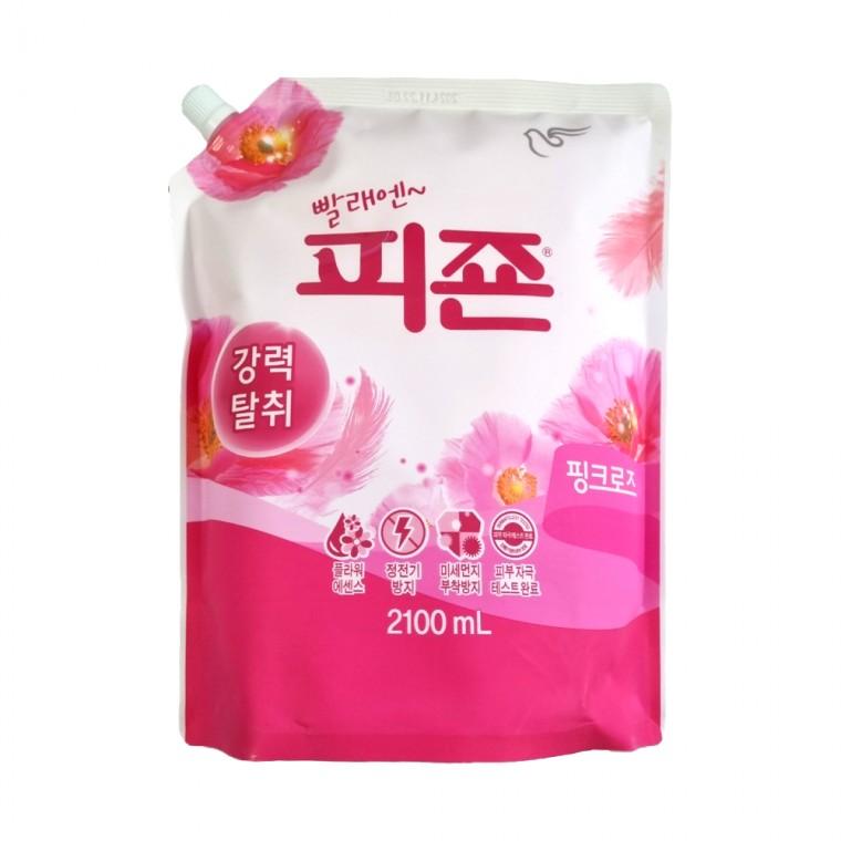 피죤 핑크로즈 리필용 2100ml
