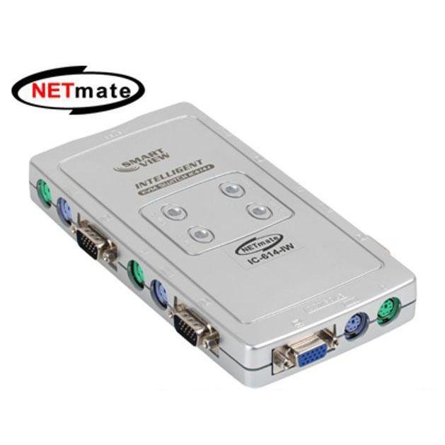 4대 1 KVM PS2 공유기 분배기 선택기 스위치C