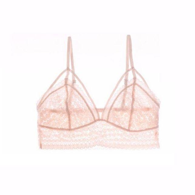 레이스펀칭 노몰드 노와이어 브라렛