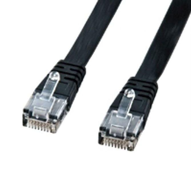 CAT.5E UTP 다이렉트 FLAT 케이블 2m 랜선 블랙