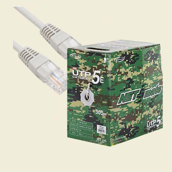 랜 케이블 랜선 인터넷선 단선 NM CAT.5E UTP 305m