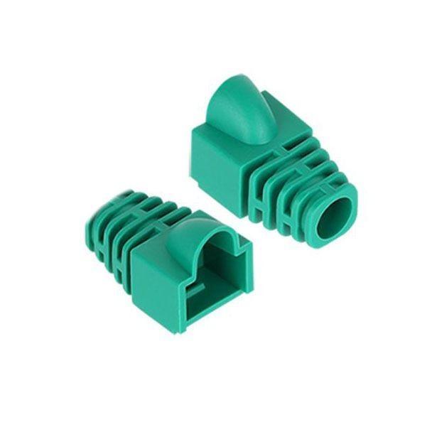 RJ 45 CAT.6 통부트 7파이 그린 100개