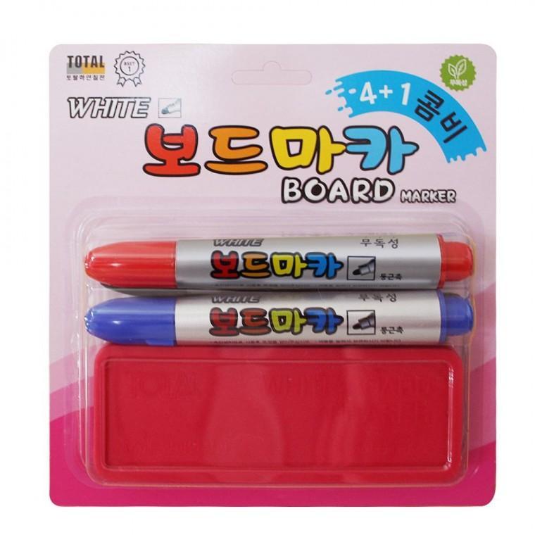 칠판 보드 마카 화이트 보드펜 마카펜 지우개 세트