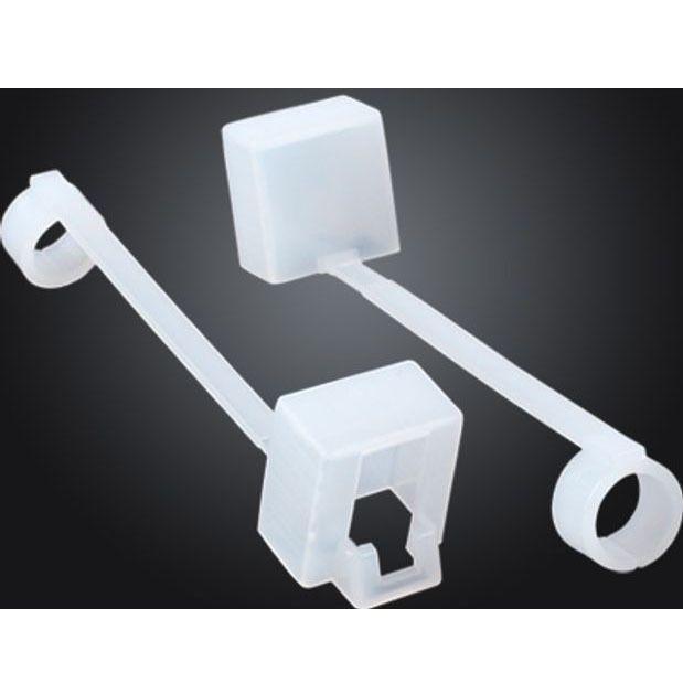 RJ 45 플러그 가이드 일체형 보호커버 클리어 낱개