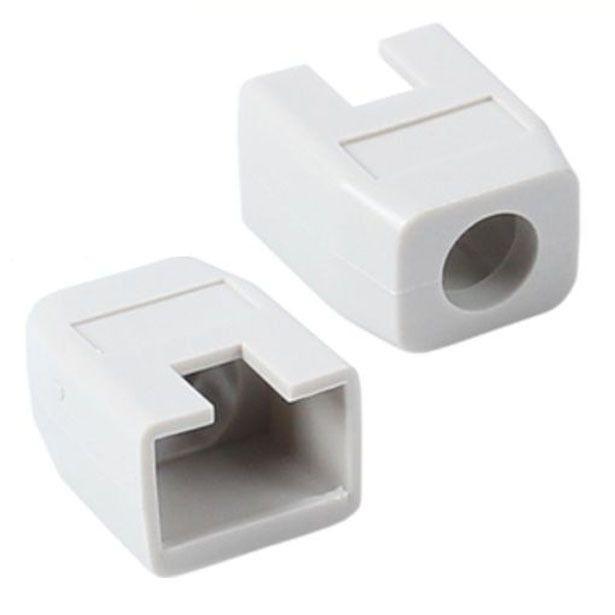 RJ 45 각부트 6파이 그레이 100개 보호캡