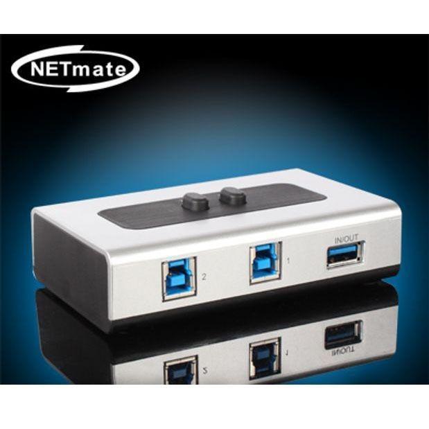 NETmate NM US312 USB3 0 2B대1A 수동선택기 벽걸이