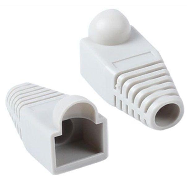 RJ 45 통부트 6파이 그레이 낱개 보호캡