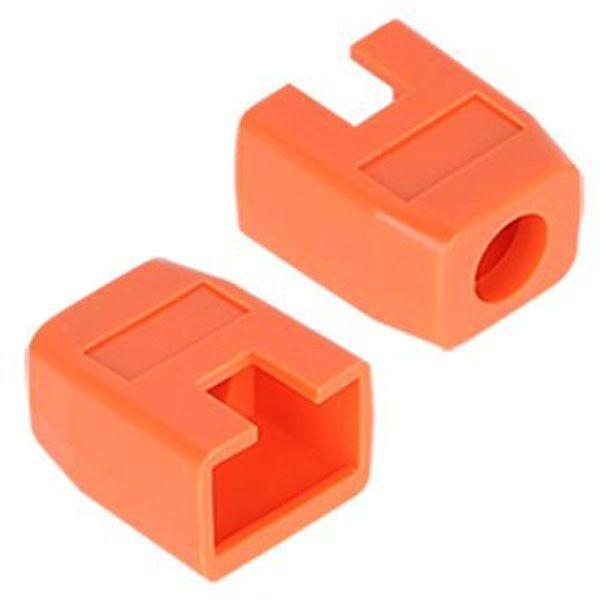RJ 45 각부트 6파이 오렌지 100개 보호캡