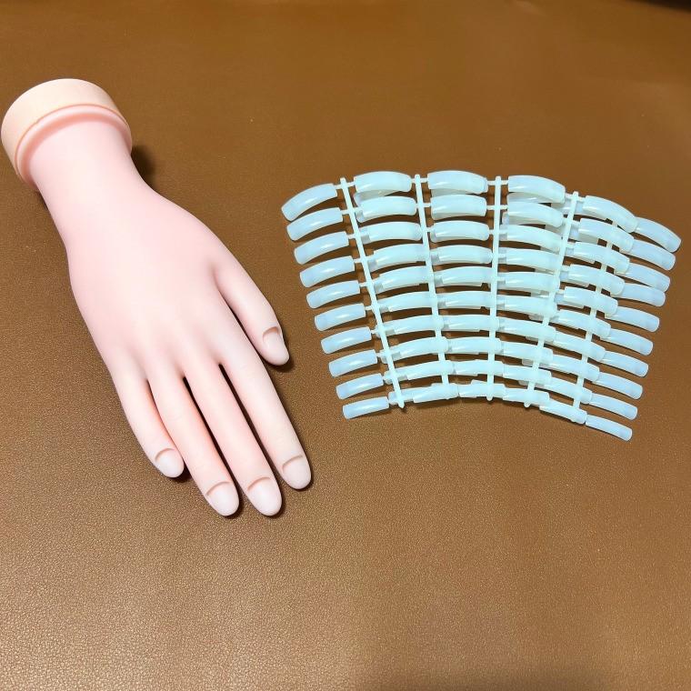 인조손+네일팁100p