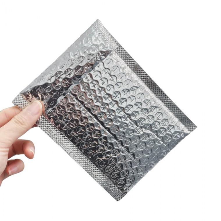 인스 포카 포장 미니 뽁뽁이 에어캡 봉투 실버 10개