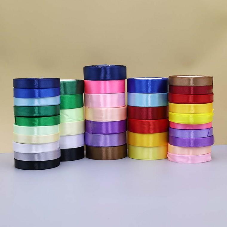 공단리본 1.5cm 선물 공예 원단리본 꽃집 부케리본 포장끈